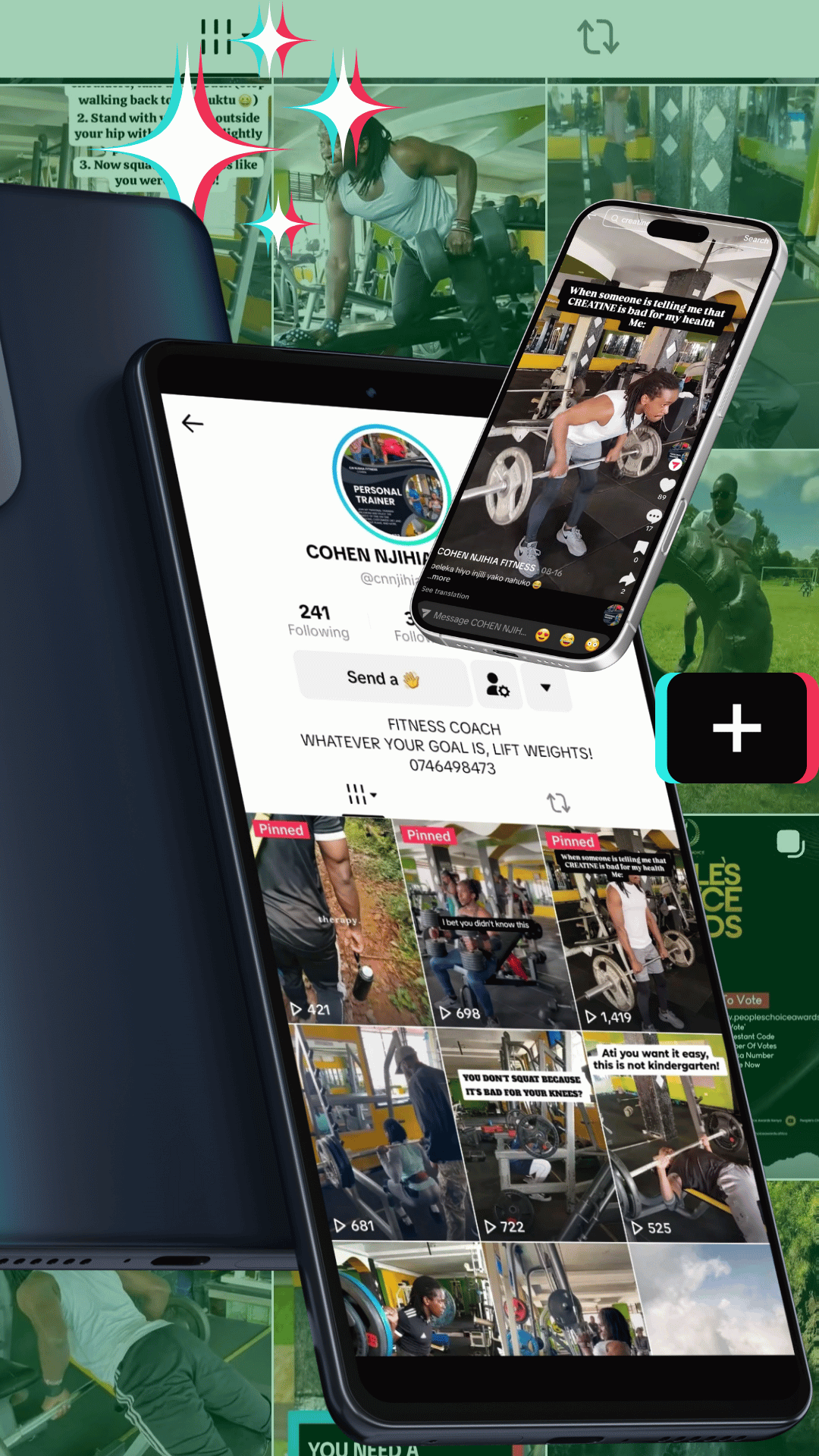 TikTok feed screenshot